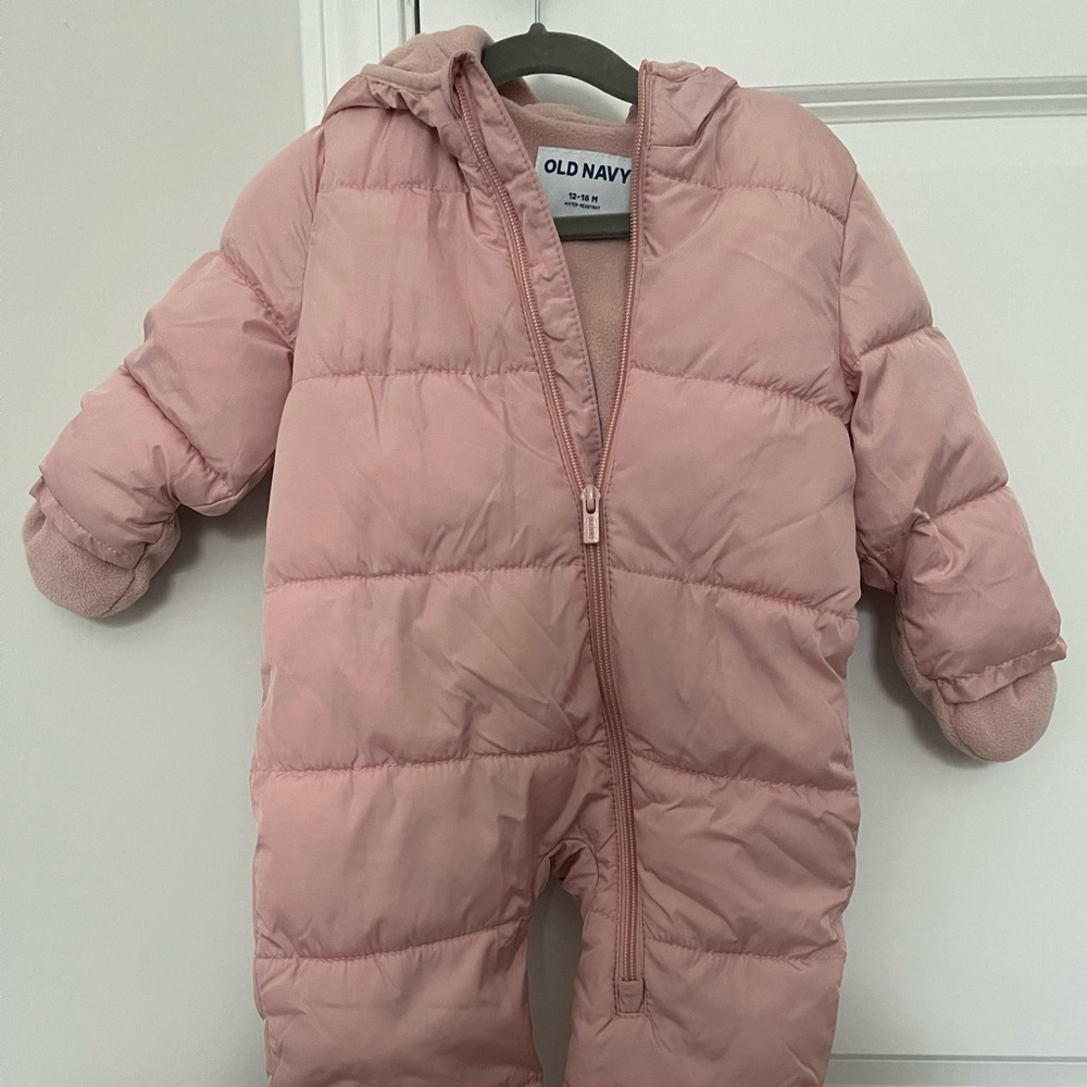Puffer snowsuit